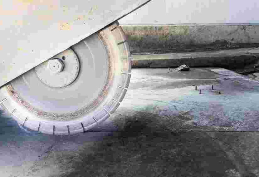 Concrete Slab Abrasive Cutting